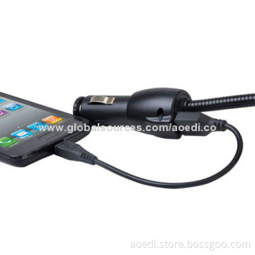 Car MP3 Player with 360° rotatable handle and car charger optional, line-in function, AD-915